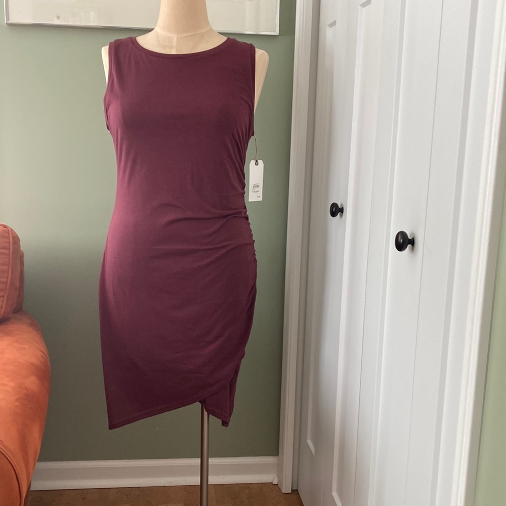 Leith sleeveless ruched dress XL